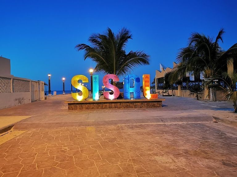 Casa delfín en sisal
