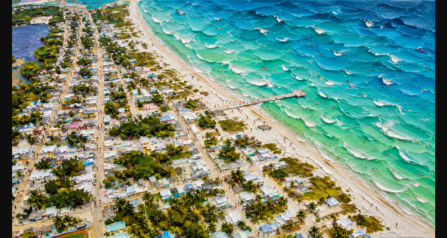 Playa de Sisal, Yucatán al amanecer